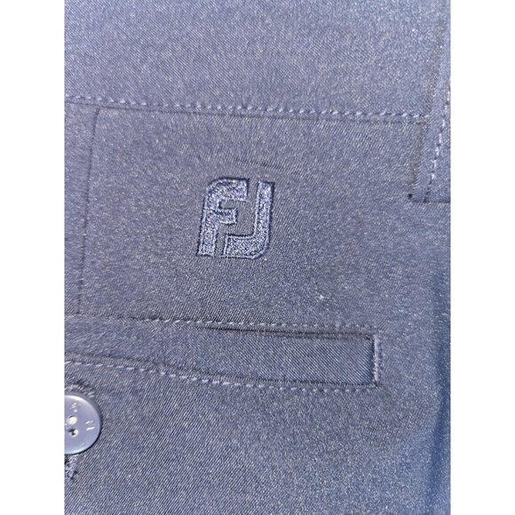 Footjoy FJ Mens Golf Pants Black Size 36x30 Polyester Spandex Stretch - Picture 6 of 8